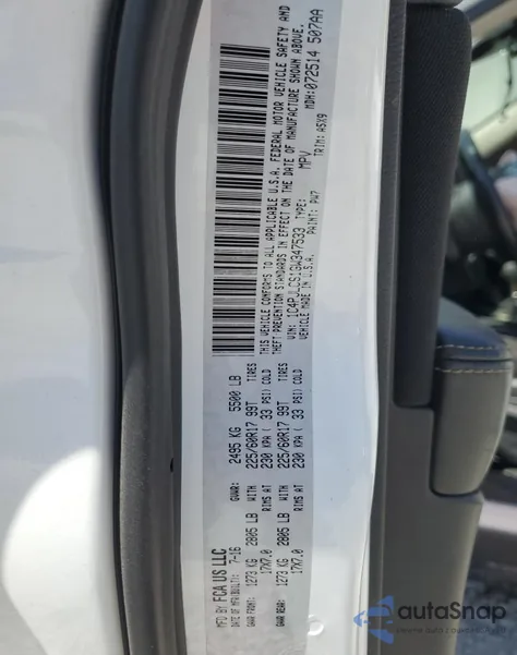 2016 Jeep Cherokee Latitude z USA, uszkodzony, nr VIN 1C4PJLCS1GW347533